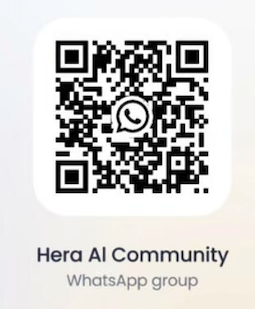 Join Hera AI WhatsApp Community